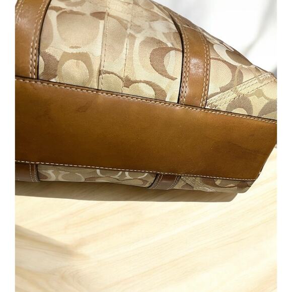 Y2K Coach 10995 Chelsea Optic Signature Turn Lock Satchel & Checkbook Wallet - Picture 14 of 16